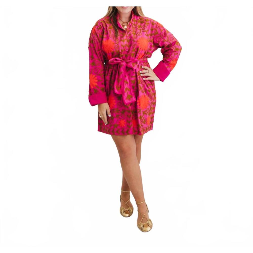 NEW HEART OF GRACE winslow mini dress in briarose